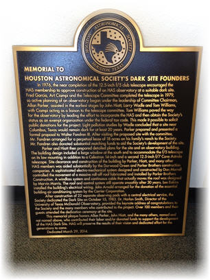 Founders Day Plaque