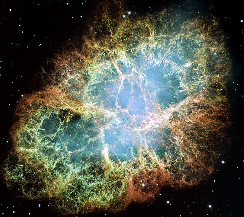 M1 - The Crab Nebula (image credit NASA)